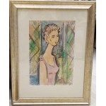 Tymon Niesiolowski(1882,Lviv-1965,Torun),Girl in a dress