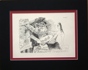 Pablo Picasso (1881-1973) - Artysta zachwycony swoją modelką