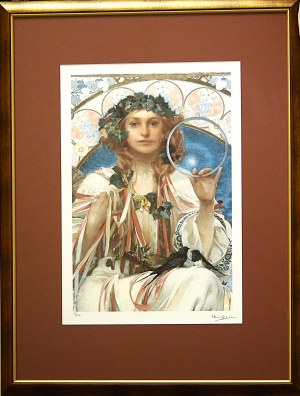 Alfons Mucha (1860-1939) ,Slavia(Josephine Cane Bradley)