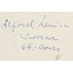 Alfred Lenica (1899 Pabianice - 1977 Warschau), Komposition