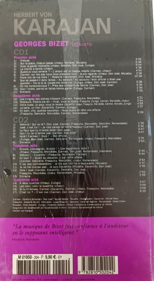 Herbert von Karajan, Bizet, Carmen (2 CDs)