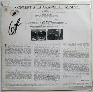 Sviatoslav Richter / Quatuor Borodine / Orchestre de Chambre Jean-François Paillard - Francis Poulenc: Aubade / Trois Pièces / Quatuor N°2 (vinyl)