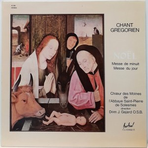 Choir of the monks of the Abbey of Saint-Pierre de Solesmes - Gregorian Chorale : Christmas (vinyl)