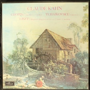 Three-disc box set featuring selected works by Frédéric Chopin, Pyotr Tchaikovsky and Franz Liszt, performed by Claude Kahn (3 x vinyl).