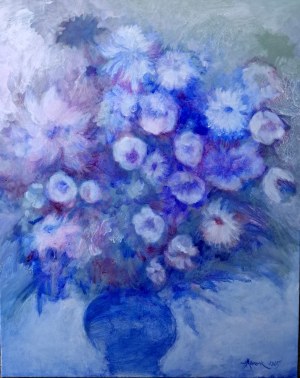 Aleksandra Milczarek, In blue, 2025