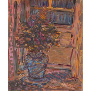 Piotr Pachecki, Still life with a bouquet of flowers, 2025