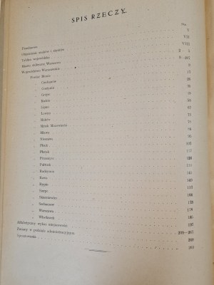 WARSAW VOIVODSHIP - Index of localities of the Republic of Poland TOM I