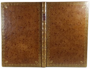 DUDIN M. - L'ART DU RELIEUR DOREUR DE LIVRES avec figures en taille-douce in French. BOOKBINDING ART BEAUTIFUL IMPRESSIVE LEATHER BINDING