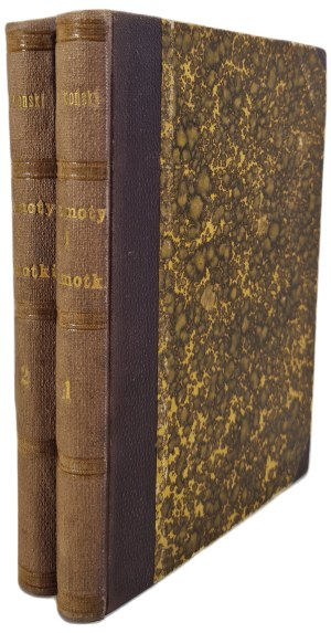 SZYMANOWSKI W. - RAMOTY I RAMOTKI AUGUSTA WILKOŃSKI TOM I-II, ed.1873 Illustrated edition!