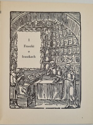 FOUR YEARS OF POLISH FRASCOTS Woodcuts Wyd.1957