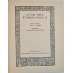 CZTERY WIEKI FRASZKI POLSKIEJ Drzeworyty Wyd.1957