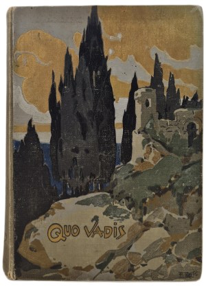 SIENKIEWICZ Henryk - QUO VADIS, German edition in BEAUTIFUL COVERING