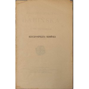 LECHOŃ Jan - RZECZPOSPOLITA BABIŃSKA Śpiewy historyczne