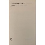 RÓŻEWICZ Tadeusz - POEZJA tomy I-II Wyd. I