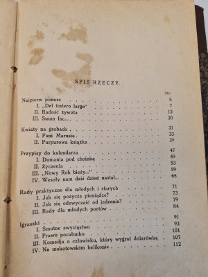 MAKUSZYŃSKI Kornel - PONURE IGRASZKI Wyd. 1927