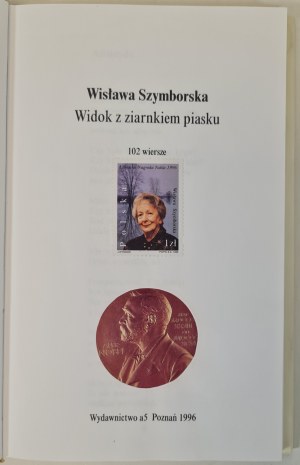 SZYMBORSKA Wisława - WIDOK ZIARNKIEM PIASKU Wyd. I.