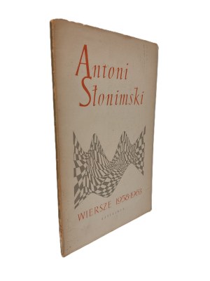 SŁONIMSKI Antoni - WIERSZE 1958-1963 Edition 1