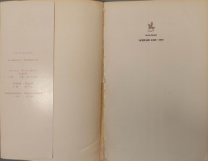 SŁONIMSKI Antoni - WIERSZE 1958-1963 Edition 1