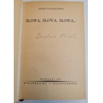 NOWACZYŃSKI Adolf - SŁOWA, SŁOWA, SŁOWA ..., wyd.1938