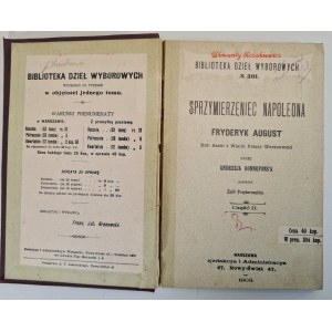 BONNEFONS Andrzej - Sprzymierzeniec Napoleona. Fryderyk August, król Saski i Wielki Książę Warszawski CZĘŚĆ 1 i 2 z 1903 roku