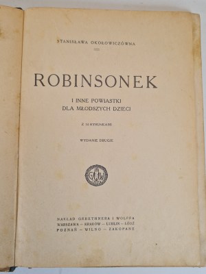 OKOŁOWICZÓWNA Stanisława - ROBINSONEK i inne poems for younger children with 14 drawings