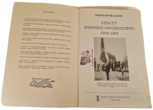 KRYSKA-KARSKI Tadeusz - STRATY KORPUS OFICERSKIEGO 1939-1945, wyd.1996