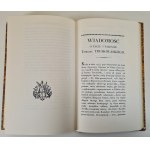 BOGUSŁAWSKI Woyciech - DZIEIE TEATRU NARODOWEGO DZIEIE TEATRU NARODOWEGO. NA TRZY CZĘŚCI PODZIELONE oraz WIADOMOŚĆ O ŻYCVIU SŁAWNYCH ARTYSTÓW Reprint z 1820r.