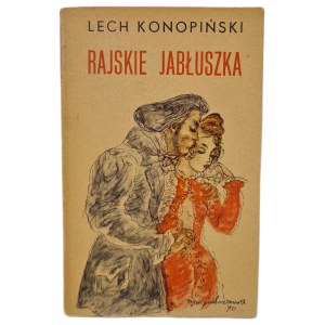 KONOPIŃSKI Lech - RAJSKIE JABŁUSZKA Fraszki, ilustrowała Maja Berezowska, WYDANIE 1 z 1971 r.