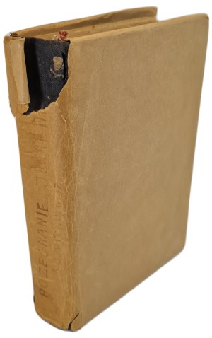 WITKIEWICZ Stanislaw I. - POŻEGNANIE JESIENI Novel. 1st ed. Warsaw: F. Hoesick, 1927
