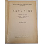 ROCZNIK Rok III Bibljoteka Wyższej Szkoły Handlowej w Warszawie, 1927 [Zawiera 3 rozprawy naukowe]