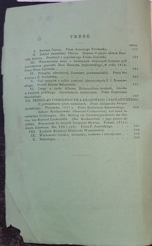 Warsaw LIBRARY. A periodical devoted to the sciences, arts and industry. 1878 February. Volume I. -Book II. Print. J. Berger.