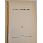 Komisja Badań Dawnej Warszawy - SZKICE STAROMIEJSKIE, wyd.1955 [ilustracje]