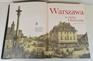 WARSAW WIEKU OŚWIECENIA - edited by Andrzej Zahoroski, published in 1986 [ILLUSTRATIONS].