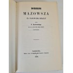 KOZŁOWSKI F. - DZIEJE MAZOWSZA ZA PANOWANIA KSIĄŻĄT, REPRINT z 1984 r. numer 60.