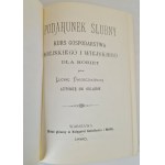 ĆWIERCZAKIEWICZ Lucyna - PODARUNEK ŚLUBNY Kurs gospodarstwa miejskiego i wiejskiego dla kobiet, REPRINT z 1989 r.