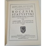 ROCZNIK STATYSTKI RZECZPOSPOLITEJ POLSKIEJ rok wydawnictwa VI 1928 w j.polskim i francuskim