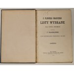 C. PLINIUSZA MŁODSZEGO LISTY WYBRANE DLA SZKÓŁ ŚREDNICH Lwów 1912