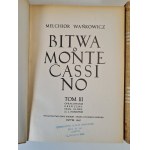 WAŃKOWICZ Melchior - Bitwa o Monte Cassino, Tom 1-3. Rzym-Mediolan 1945-1947 [bogato ilustrowany]
