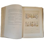 RACINET Auguste - LE COSTUME HISTORIQUE 1-6 DUŻE FOLIO PIĘKNA OPRAWA Z EPOKI
