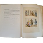 RACINET Auguste - LE COSTUME HISTORIQUE 1-6 DUŻE FOLIO PIĘKNA OPRAWA Z EPOKI