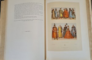 RACINET Auguste - LE COSTUME HISTORIQUE 1-6 LARGE FOLIO BEAUTIFUL COVERING FROM THE Epoch