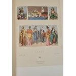 RACINET Auguste - LE COSTUME HISTORIQUE 1-6 DUŻE FOLIO PIĘKNA OPRAWA Z EPOKI