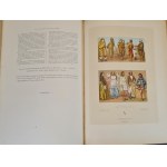 RACINET Auguste - LE COSTUME HISTORIQUE 1-6 DUŻE FOLIO PIĘKNA OPRAWA Z EPOKI