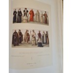 RACINET Auguste - LE COSTUME HISTORIQUE 1-6 DUŻE FOLIO PIĘKNA OPRAWA Z EPOKI