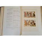 RACINET Auguste - LE COSTUME HISTORIQUE 1-6 DUŻE FOLIO PIĘKNA OPRAWA Z EPOKI