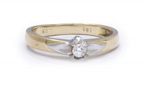 Diamond ring, 2nd half of 20th century jewelry, pr. 