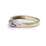 Diamond ring, 2nd half of 20th century jewelry, pr. "3" gold