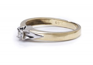 Diamond ring, 2nd half of 20th century jewelry, pr. 
