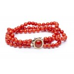 Bead bracelet, 2nd half of 20th century jewelry, pr. gold "0.585"