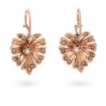 Earrings with pearls, 2nd half of 19th century jewelry, gold 0.400